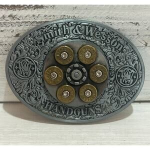 Smith & Wesson Belt Buckle 45 Auto Blazer wheel spins